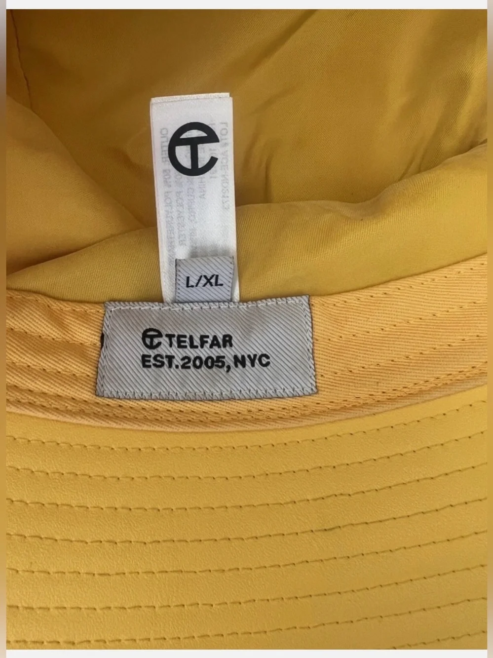 Telfar Yellow Bucket Hat L/XL